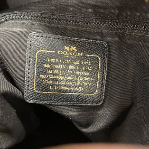 COACH Medium Charlie Backpack - Signature Black and Brown - Picture 13 of 14